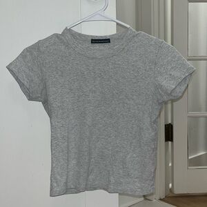 Brandy Melville Light grey “Jasmine Top”
